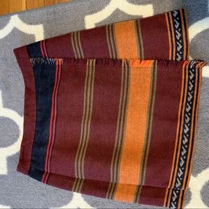 Loft wool mini skirt